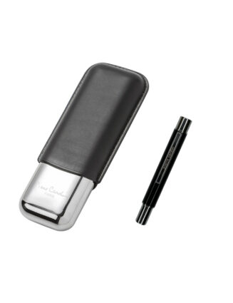 Black Cigar Case and Puncher Pen